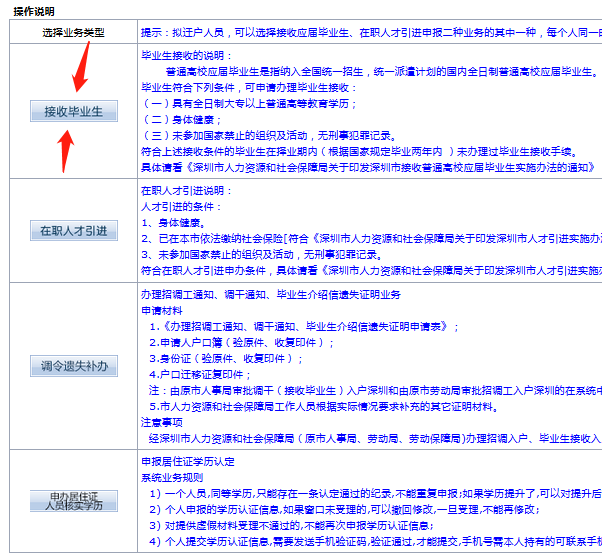 2021年深圳市毕业生人才入户流程(附图说明)(图3)